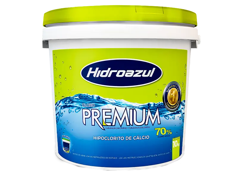 Cloro Premium Hipoclorito 70% (10 Kg) Hidroazul