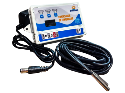 Controlador de Temperatura Digital "Basic" com fonte - Brustec