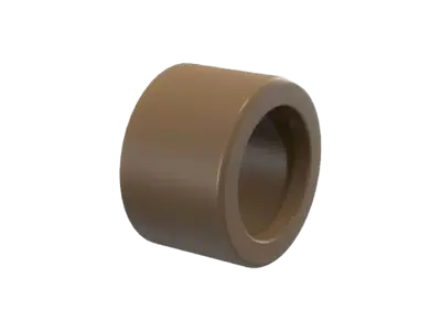 Bucha de Redução PVC Soldável Curta 25 x 20 mm Marrom